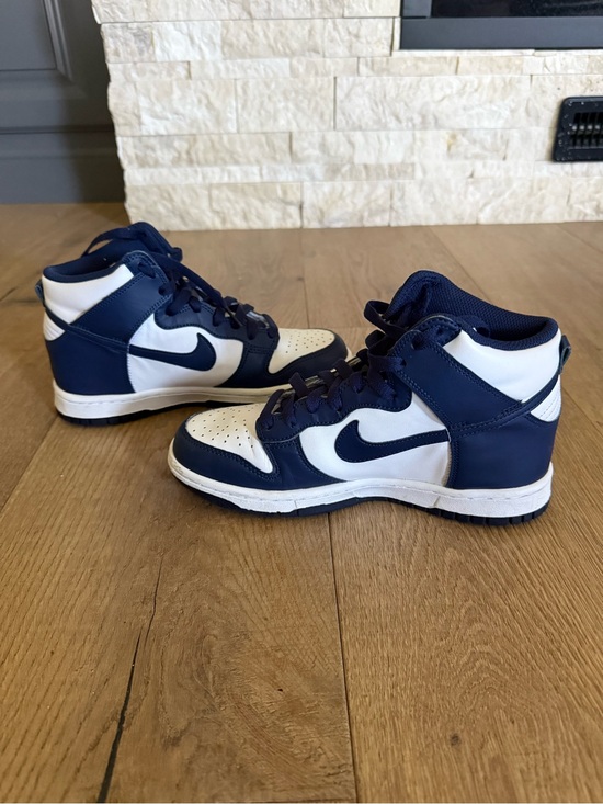 Nike Shoes - Nike Navy Dunks High-Top Sneaker